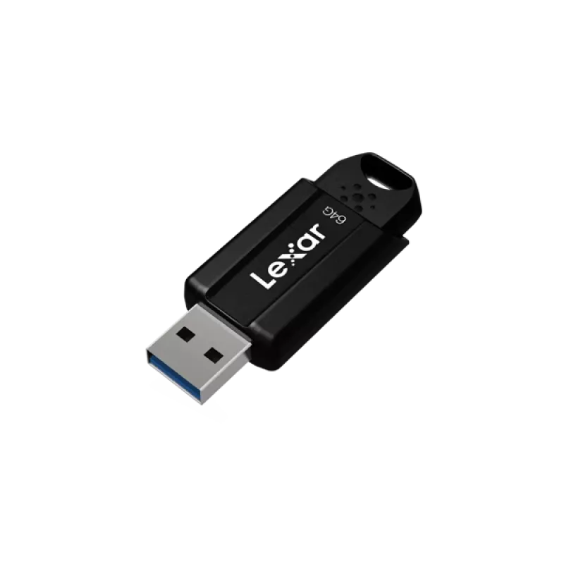 Lexar JumpDrive S80 LJDS080064G-BNBNG USB-muistitikku, 64 GB, USB 3.1, 150 MB/s, musta