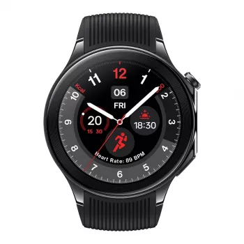 OnePlus Watch 2 - 46 mm - älykello rannekkeella - fluorelastomeeri - ranteen koko: 140-210 mm - näyttö 3,63 cm (1,43)