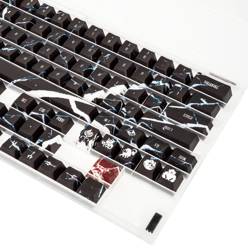 Näppäinhattusarja Traitors TARTARUS GAKC-372 US-asettelu, OEM-profiili, ABS-materiaali