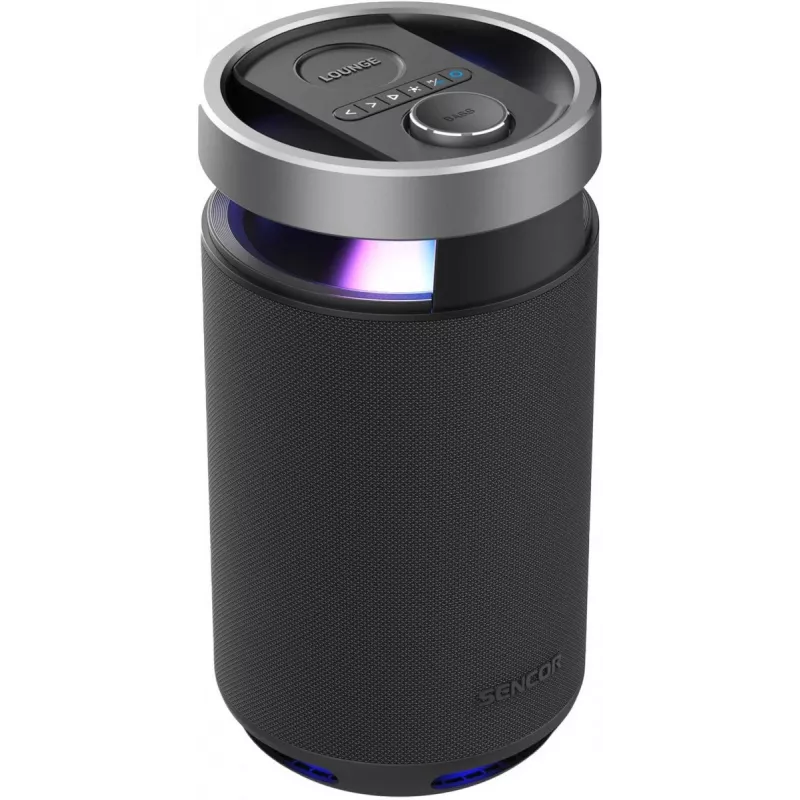 Kannettava Bluetooth-kaiutin SENCOR Resonex Lounge 130W, IPX7 vedenpitävä, TWS, LED-valaistus
