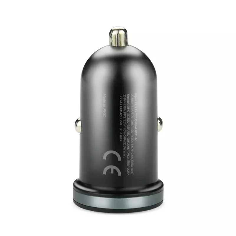 Autolaturi everActive CC-30Q QC3.0 35W – 1x USB-A, 1x USB-C, pikalataus
