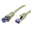 Verkkokaapeli VALUE 21.99.0864 harmaa 0,3 m Cat6a S/FTP