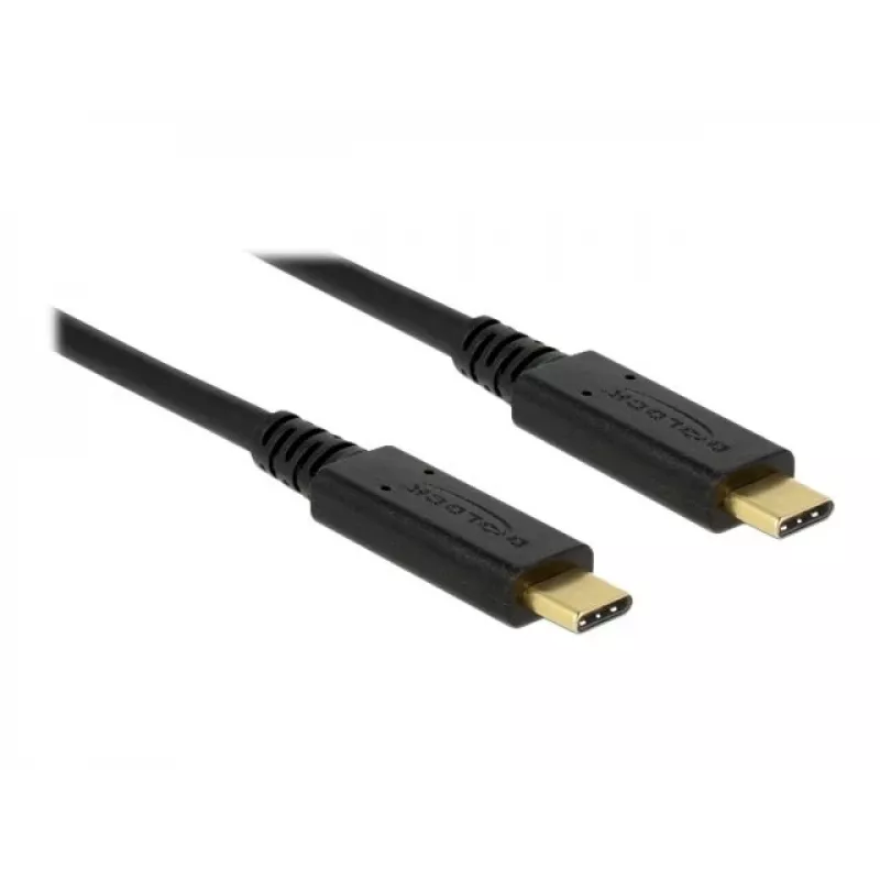 USB-kaapeli DeLOCK 83668 USB 3.2 Gen 1 2 m USB C musta