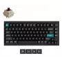 Mekaaninen 75 %:n näppäimistö Keychron Q1 Ultra 8K – USB + RF-langaton + Bluetooth, RGB, musta