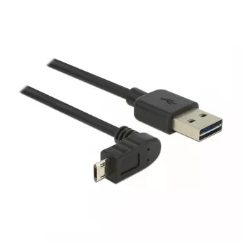 USB-kaapeli DeLOCK 83857 USB 2.0 3 m USB A Micro-USB B musta