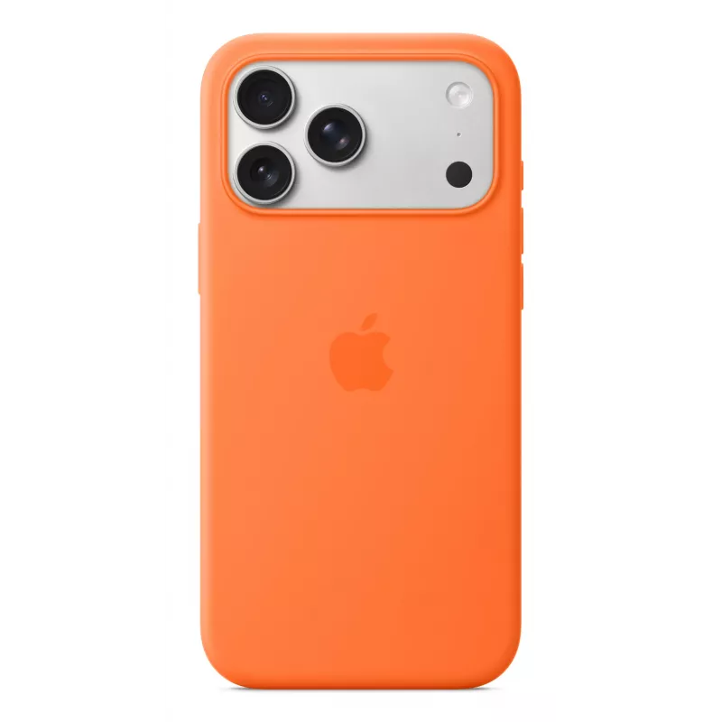 Apple iPhone 17 Pro Max silikonikotelo MagSafe-yhteensopiva oranssi
