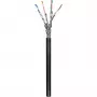 Wentronic goobay - bulk-kaapeli - 100,0 m - SFTP, PiMF - CAT 6 - säie - musta (57195)
