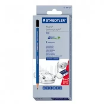Staedtler Mars Lumograph 100 monivärinen piirustussarja