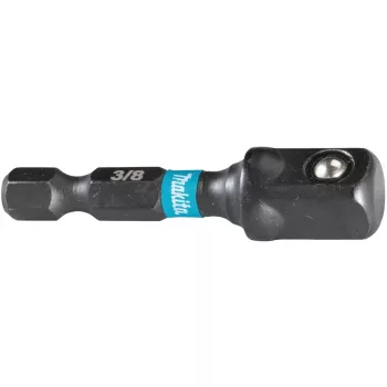 Makita Impact Black - hylsyadapteri - 3/8 - square - kuusikulmainen - 1/4 - kuusiokolo - pituus: 50 mm