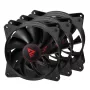 SAVIO BLADE X1 tuulettimet 3 x 120 mm, 4-pinninen PWM, musta