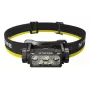 Otsalamppu taskulamppu Nitecore HC60 UHE 4000 mAh akulla, 6-LED, vedenpitävä, iskunkestävä, musta/keltainen