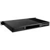Akasa Galileo TU3 1U Rackmount Thin Mini-ITX -kotelo, tuuletinton, OEM, Musta