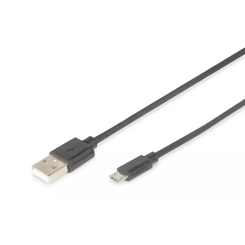 USB-liitäntäkaapeli Digitus USB 2.0 A Micro B 1 m