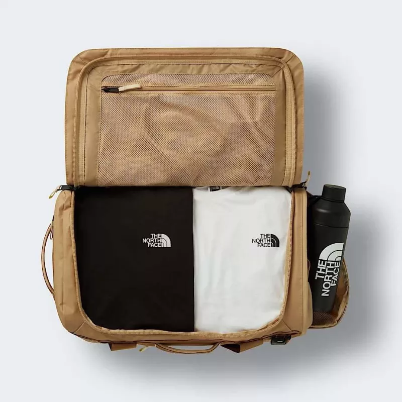 Laukku The North Face Base Camp Voyager Duffel 42L - khaki/ruskea