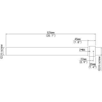 Mastokiinnike ALLNET ALL-CAM2498-LEP 500mm kameran ripustukseen, yhteensopiva ALL-CAM2498-sarjan kanssa
