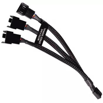 RGB-haaroituskaapeli Alphacool 18679 musta muovi 150mm