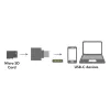USB-C - microSD-kortinlukija avaimenperänä