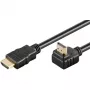 Goobay 61296 - High Speed HDMI -kaapeli Ethernet-kulmaliittimellä 4K@60Hz 2.0 - kaapeli - digitaali/näyttö/video