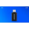 Savio AK-80 videokaapeli-adapteri 0m USB Type-A USB Type-C musta