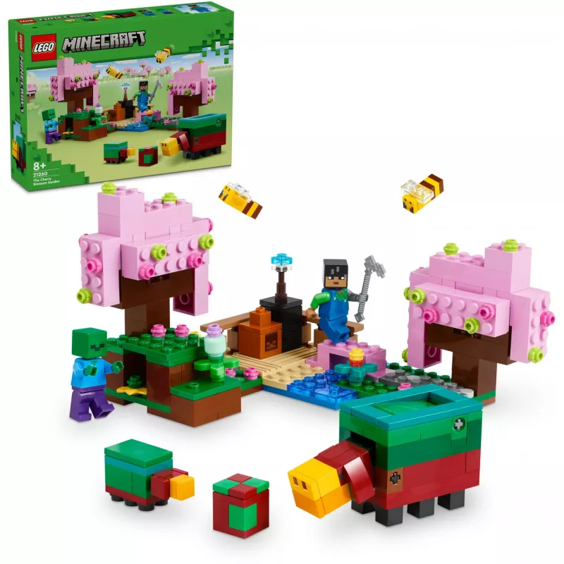Lego 21260 Minecraft Cherry Blossom Garden lelusetti
