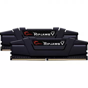 DIMM 64 GB DDR4-2666 (2x 32 GB) Dual-Kit, keskusmuisti musta, F4-2666C19D-64GVK, Ripjaws V, INTEL XMP
