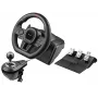 Tracer SimRacer Manual Gearbox 6in1 -ohjauspyörä polkimilla ja vaihteenvalitsimella, PC/PS4/PS3/Xbox One/Xbox 360/Switch