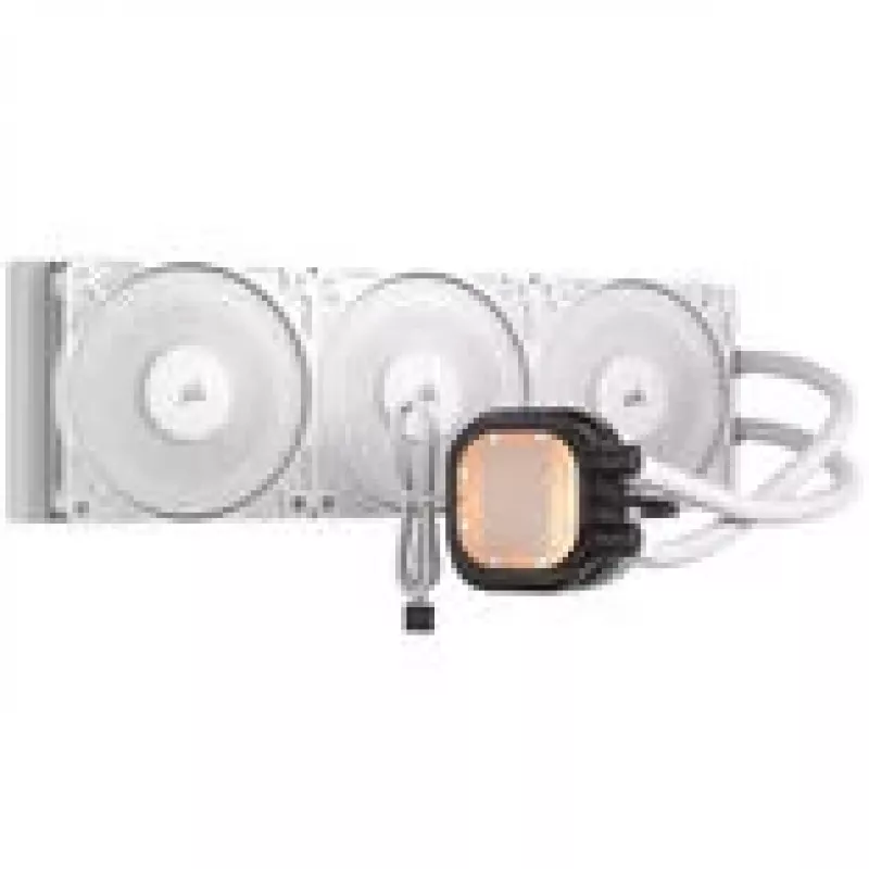All-in-One-nestekylmä Corsair Nautilus 360 RS 12 cm valkoinen
