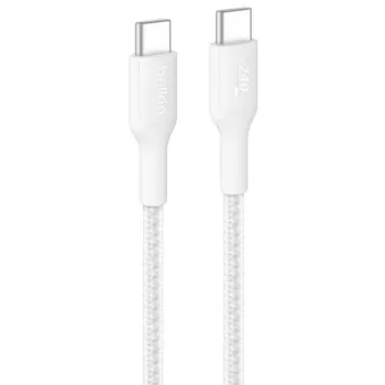 USB-kaapeli Belkin BoostCharge Pro 2m USB-C valkoinen