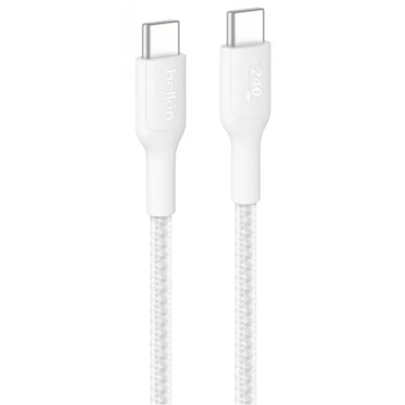 USB-kaapeli Belkin BoostCharge Pro 2m USB-C valkoinen