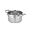 Pyöreä ruostumattomasta teräksestä valmistettu kattila Resto Kitchenware Libra 1,9 L