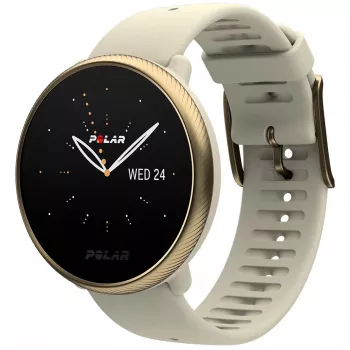 Polar Ignite 2 - Champagner Gold - urheilukello rannekkeella - silikoni - champagner - rannekkeen koko: S/L - Bluetooth - 35 g (90085185)