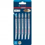Bosch 2 608 900 551 pistosaha-/kuviosaha-/puukkosahanterä pistosahanterä puu hiiliteräs (HCS) 5 kpl