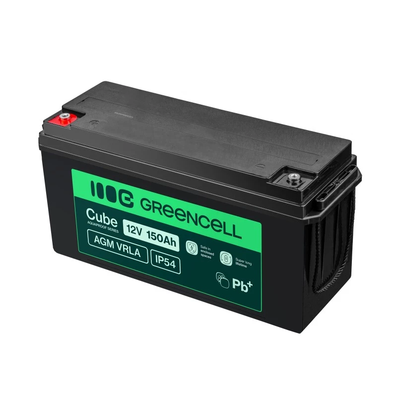 AGM-akku Green Cell AGM12V150AH-J 12V 150Ah suljettu lyijyakku