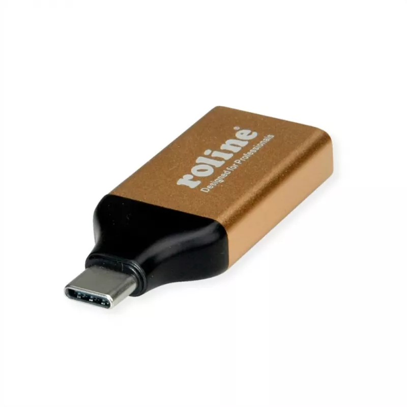 ROLINE 12.03.3232 USB-näytönohjainsovitin 4096 x 2560 pikseliä kulta (12.03.3232)