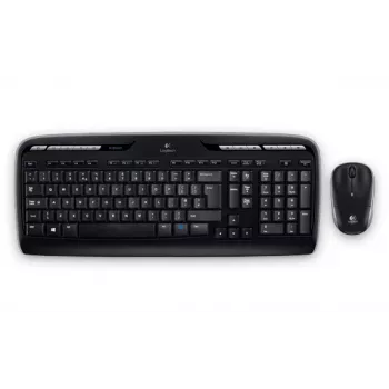 Logitech MK330 langaton näppäimistö US musta