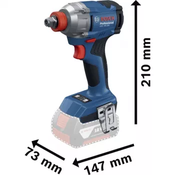 Bosch GDX 18V-285 solo C iskuruuvinväännin — 18 V akkukäyttöinen, 285 Nm vääntömomentti