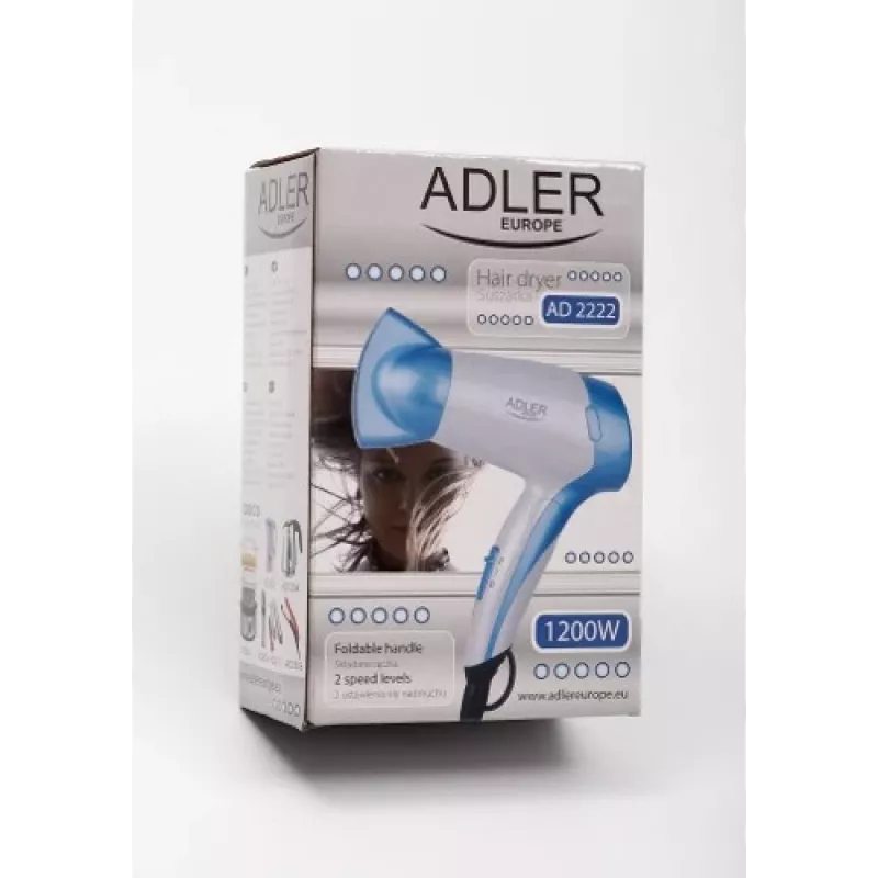 Adler AD 2222 sininen, valkoinen 1200 W