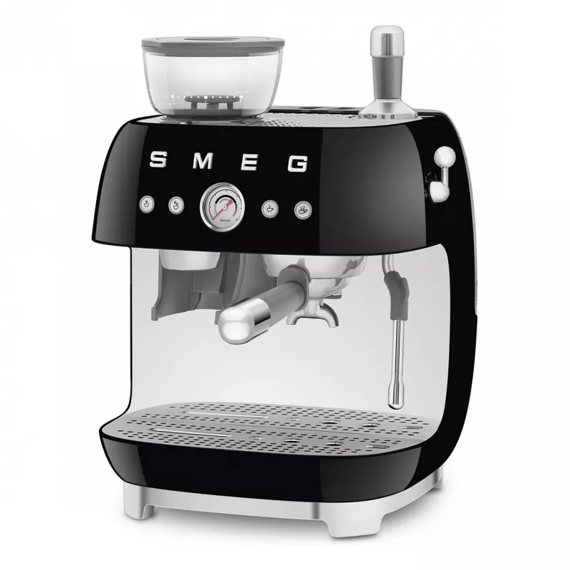 SMEG EGF03BLEU espressokeitin. kahviautomaatti 50s Style. musta