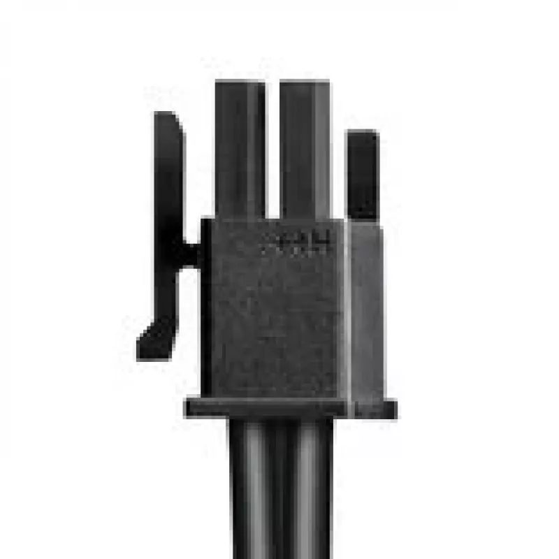 CableMod Basics yleiskaapeli 12V 2x6, 90° liitin, 16-pin - 16-pin - musta, 60 cm, Var. B