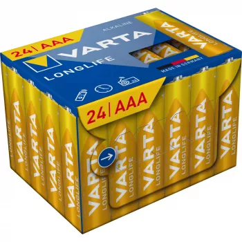 Longlife-paristo LR03 -laatikko, AAA (Micro) (24 kpl)