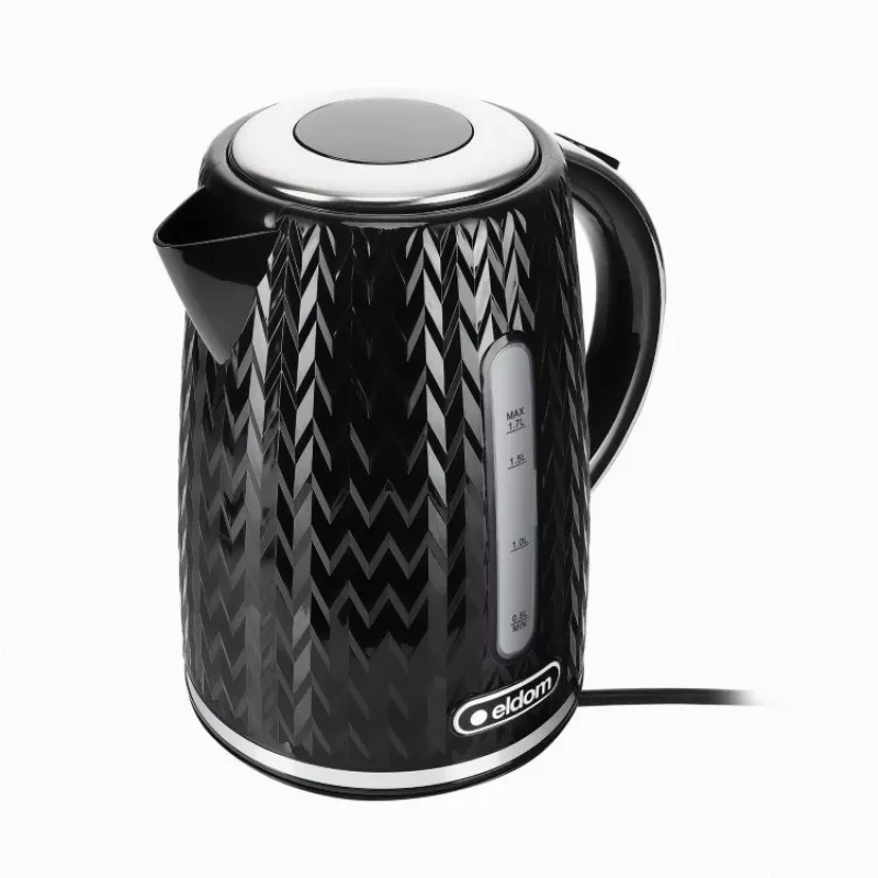 NELO vedenkeitin, 1,7 l tilavuus, 2 000 W, musta