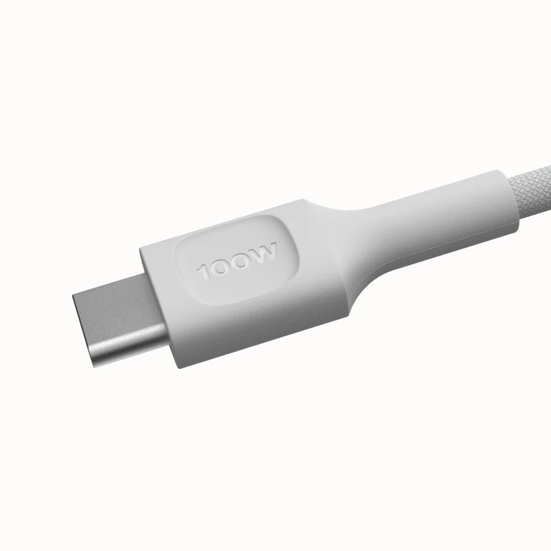 Kaapeli USB-C-USB-C PowerStream 100W punottu 1,2m valkoinen