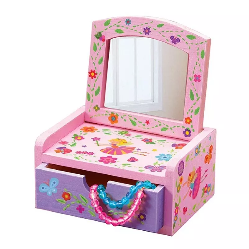Craft Box Borella Girl Crafts -rasia peilillä ja keijulla