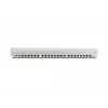DIGITUS DN-91624S 24-porttinen Cat6 suojattu katkaisupaneeli, 1U 19 tuumaa, harmaa