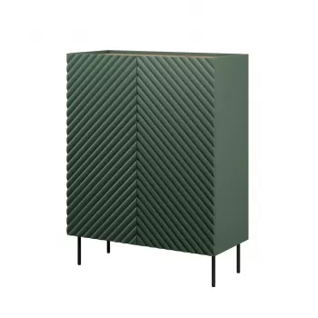 Hylly cama meble ONDA ONDA 98×45×127 cm vihreä, lattialla seisova seinäkaappi