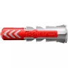 fischer tappi DUOPOWER 10x50 BigBox vaaleanharmaa/punainen 210 kpl uudelleensuljettava (570550)