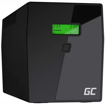 Green Cell UPS04 keskeytymätön virransyöttö (UPS) Line-Interactive 1 999 kVA 900 W 5 pistorasiaa