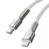 Baseus Cafule kaapeli 2m Lightning USB C pikalataus tiedonsiirto