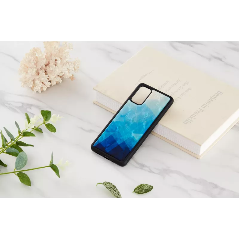 iKins suojakotelo Samsung Galaxy S20+:lle — blue lake musta viimeistely