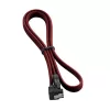 CableMod ModMesh - SATA-kaapeli - Serial ATA 150/300/600 - SATA (W) kulmaliitin SATA (W) - 60 cm - verenpunainen (CM-CAB-RSAT-N60KBR-R)